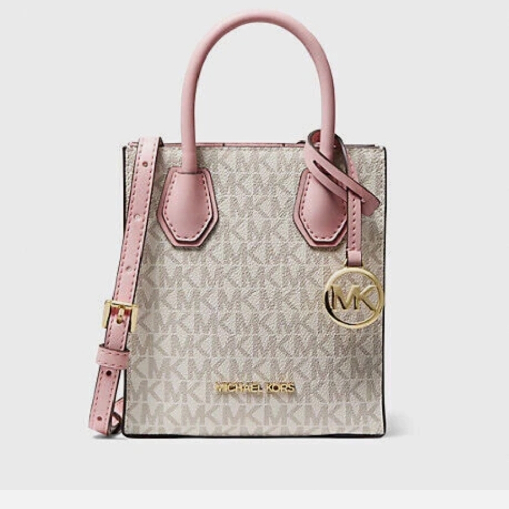 Michael Kors Pink and Cream Women's Bag